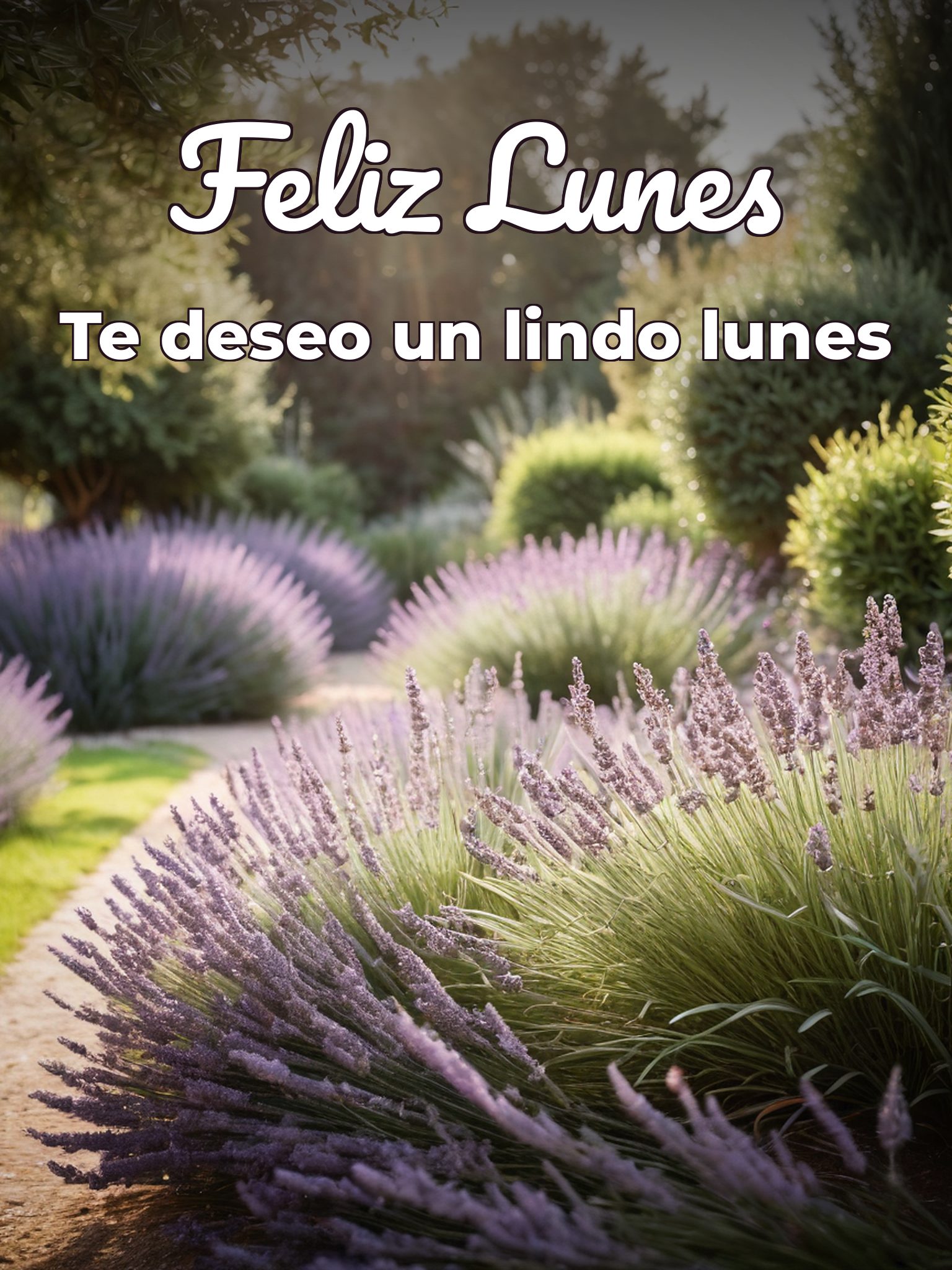 Feliz lunes con flores