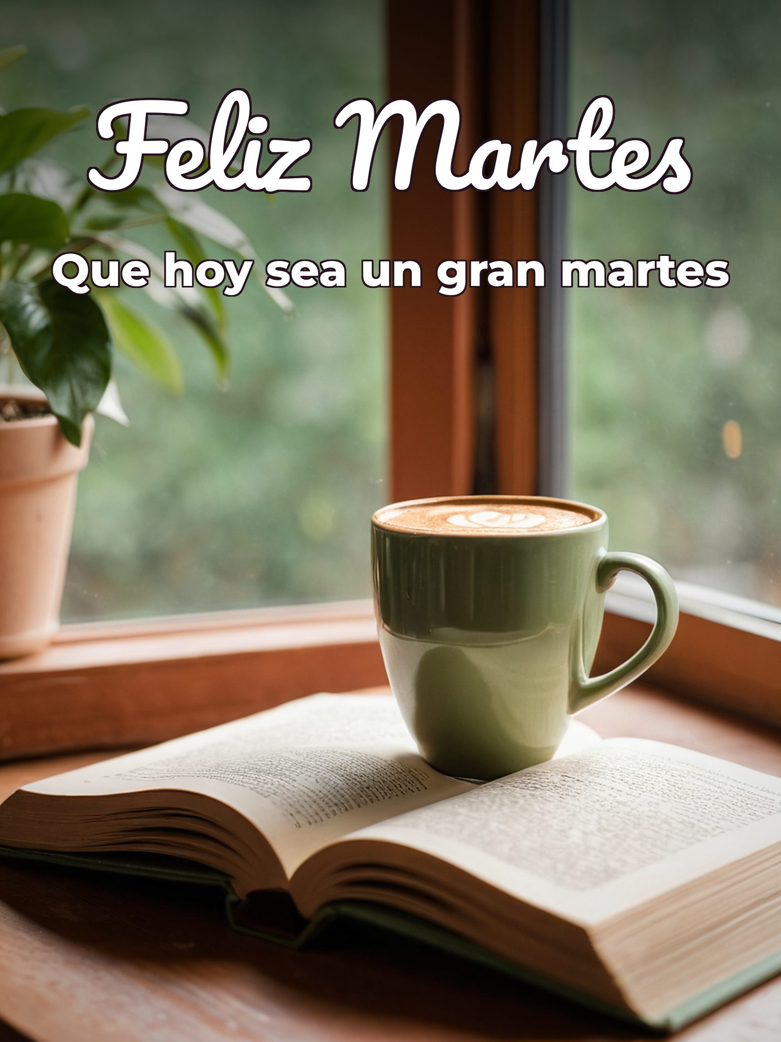 Feliz martes buenos días para celular