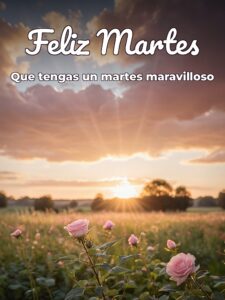 Feliz martes gracias a Dios