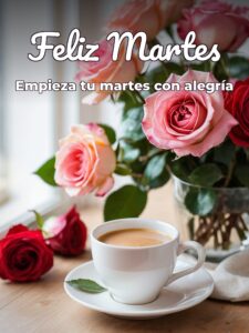 Feliz martes para mi amor para celular