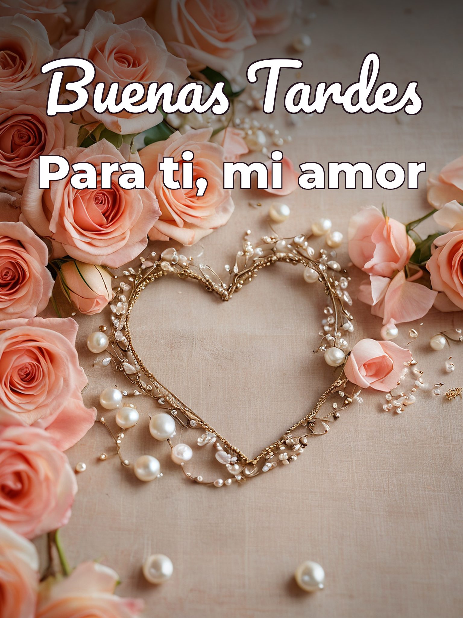 Feliz tarde amor para WhatsApp celular