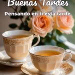 buenas tardes pensando en ti esta tarde