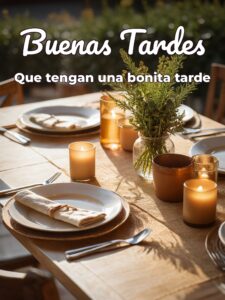 Feliz tarde grupo para WhatsApp celular