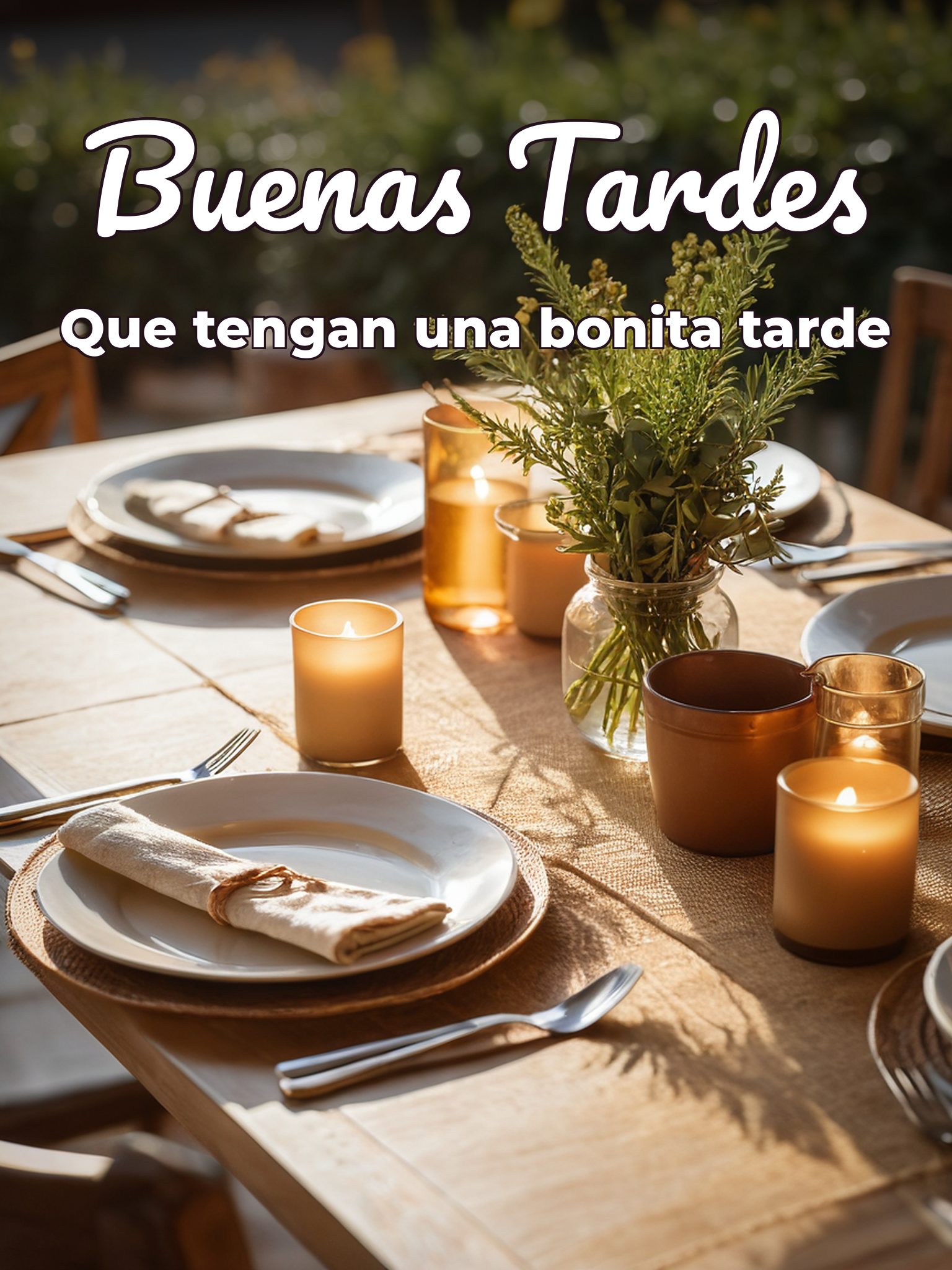 Feliz tarde grupo para WhatsApp celular
