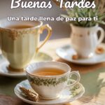 buenas tardes una tarde llena de paz para ti