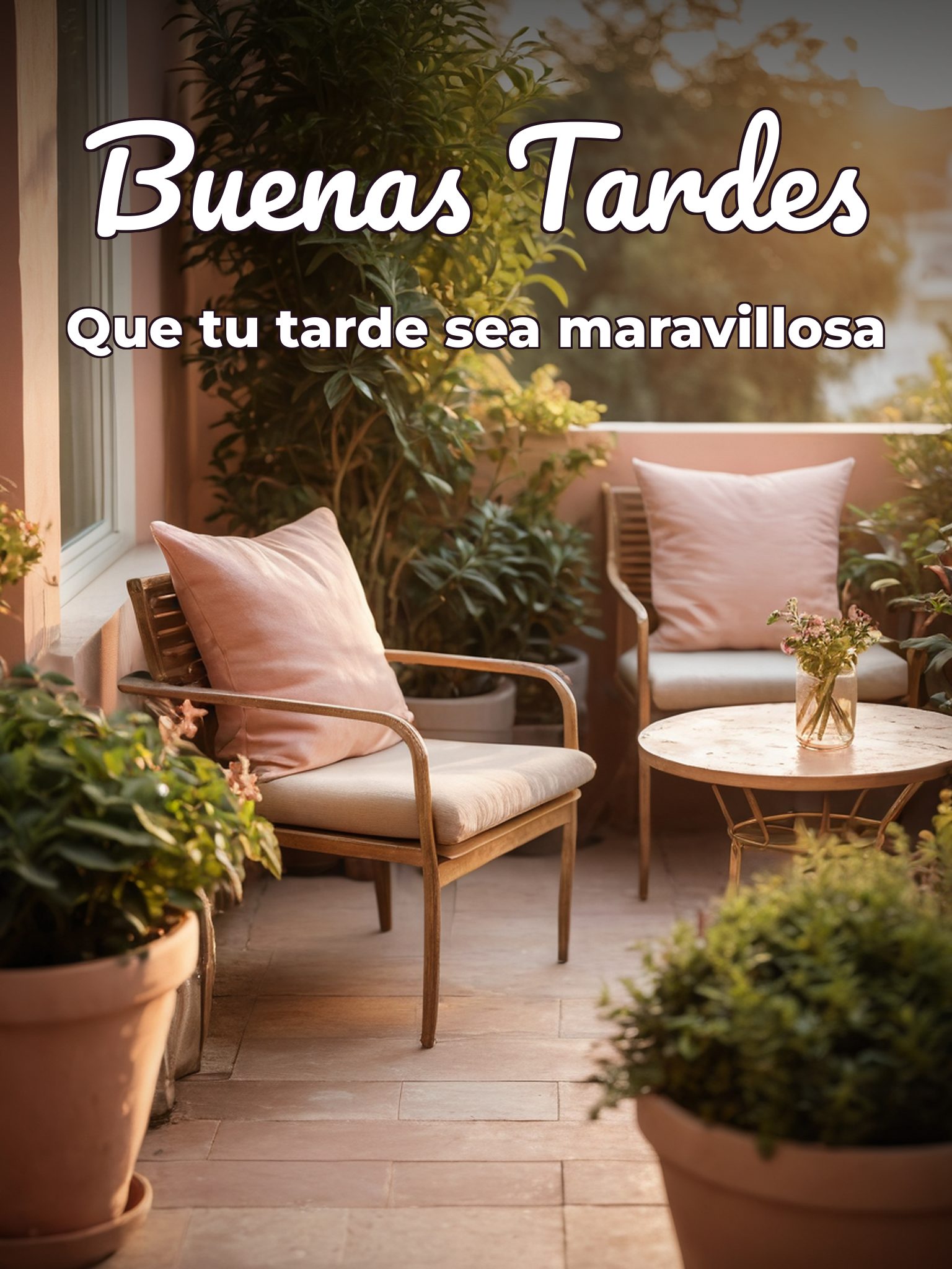 Figuras de buenas tardes para WhatsApp celular