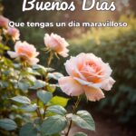 buenos días que tengas un día maravilloso