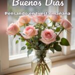 buenos días pensando en ti esta mañana