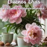 buenos días pensando en ti esta mañana