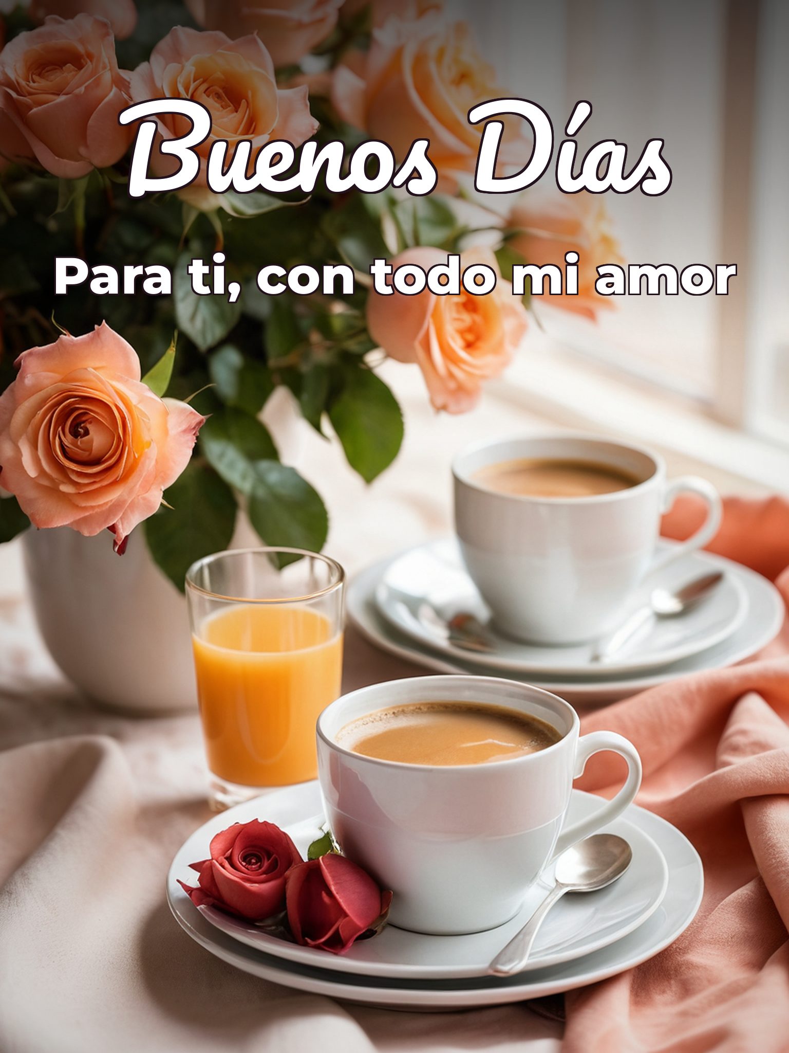 Fotos buenos días amor para WhatsApp