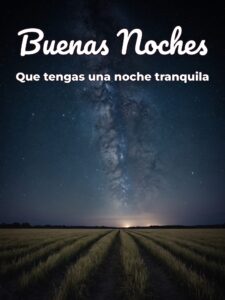 Fotos con buenas noches para celular