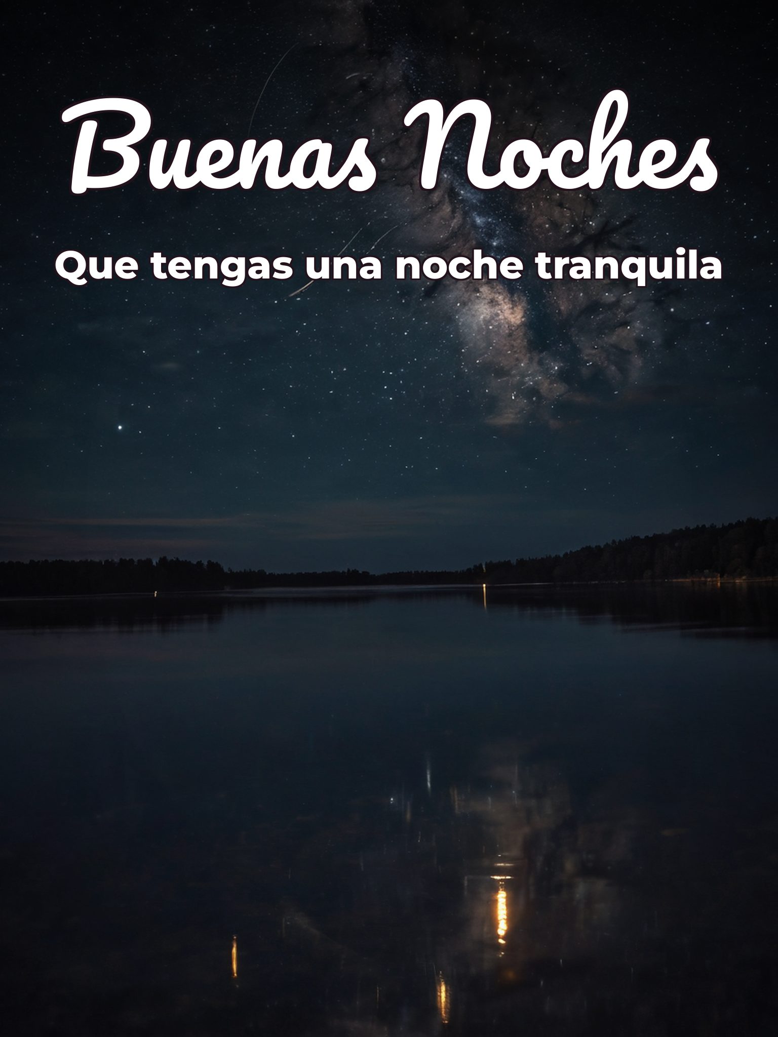 Fotos con mensajes de buenas noches para celular