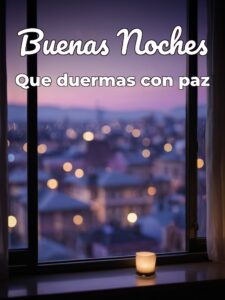 Fotos con mensajes de buenas noches para Facebook