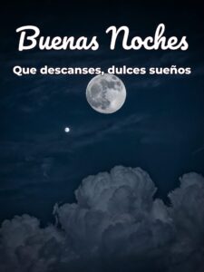 Fotos con mensajes de buenas noches para WhatsApp