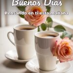 buenos días pensando en ti esta mañana