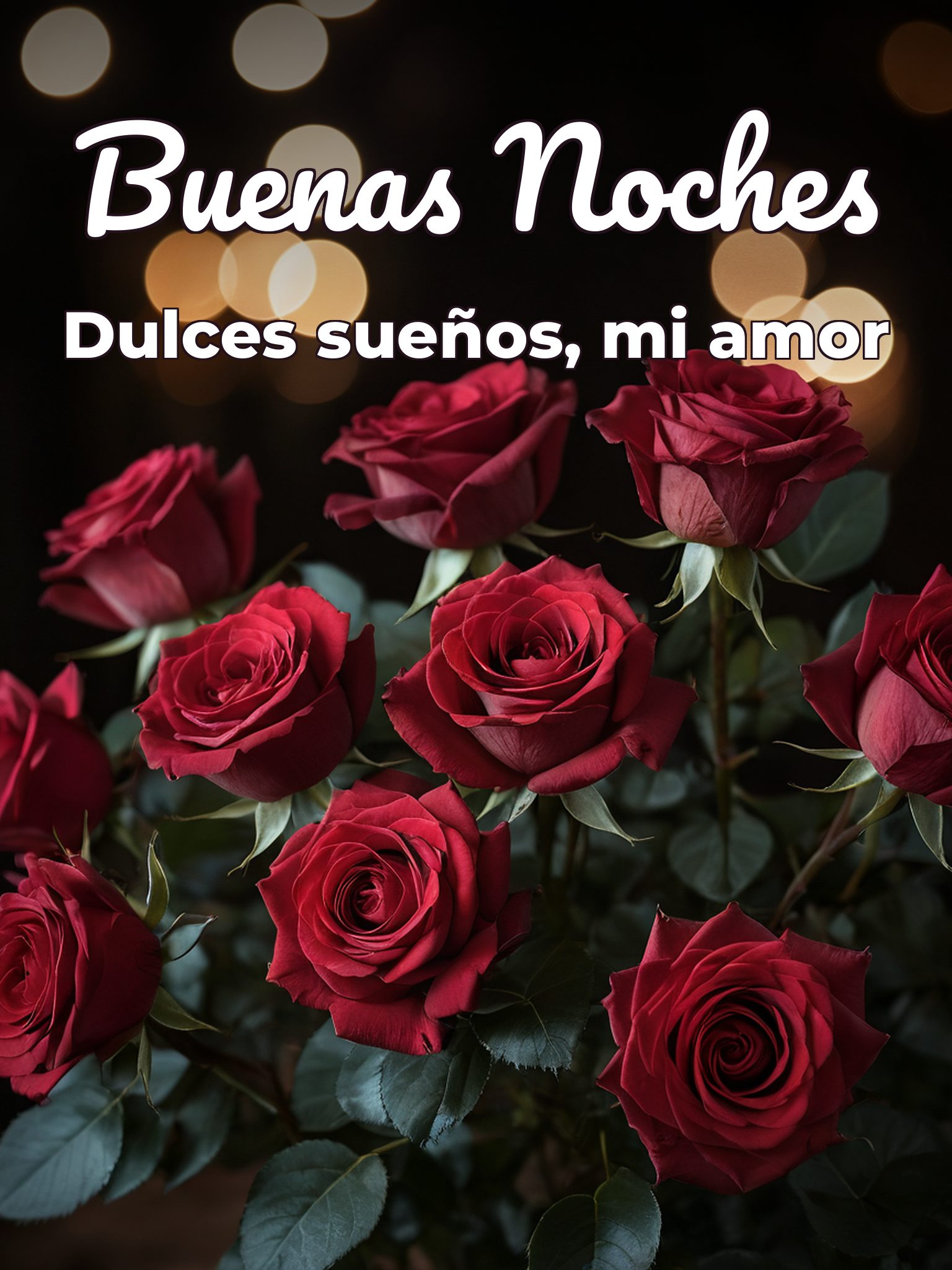 Fotos de buenas noches amor para celular