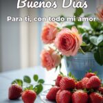 buenos días para ti, con todo mi amor