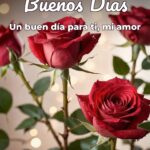 buenos días un buen día para ti, mi amor