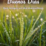 buenos días que tengas un día maravilloso