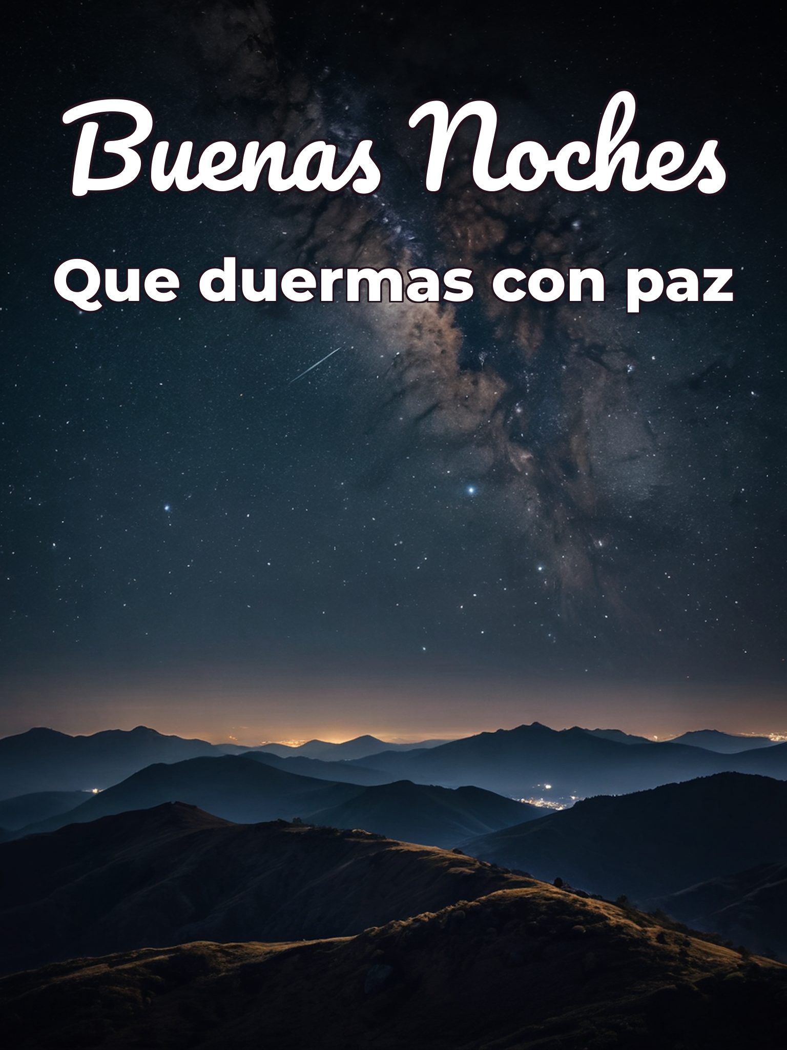 Fotos de saludos de buenas noches para Facebook