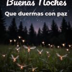 buenas noches que duermas con paz