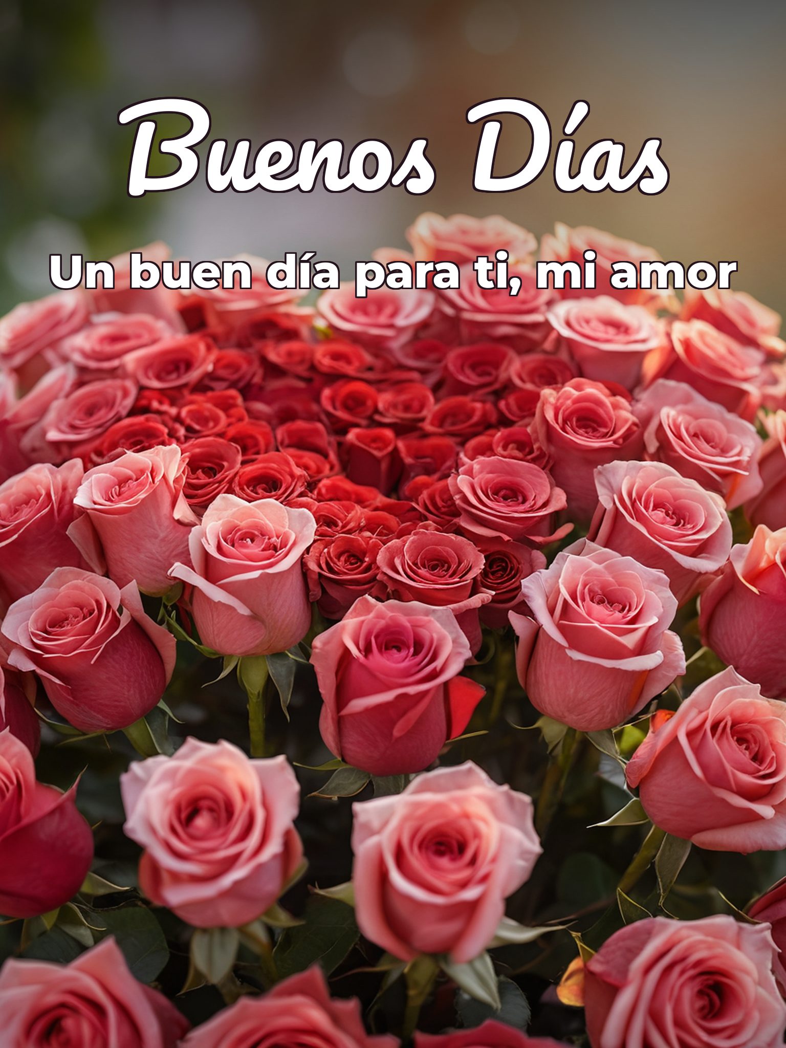 Fotos lindas de buenos días para mi amor