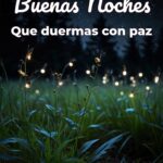 buenas noches que duermas con paz