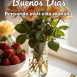 buenos días pensando en ti esta mañana