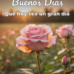 buenos días que hoy sea un gran día