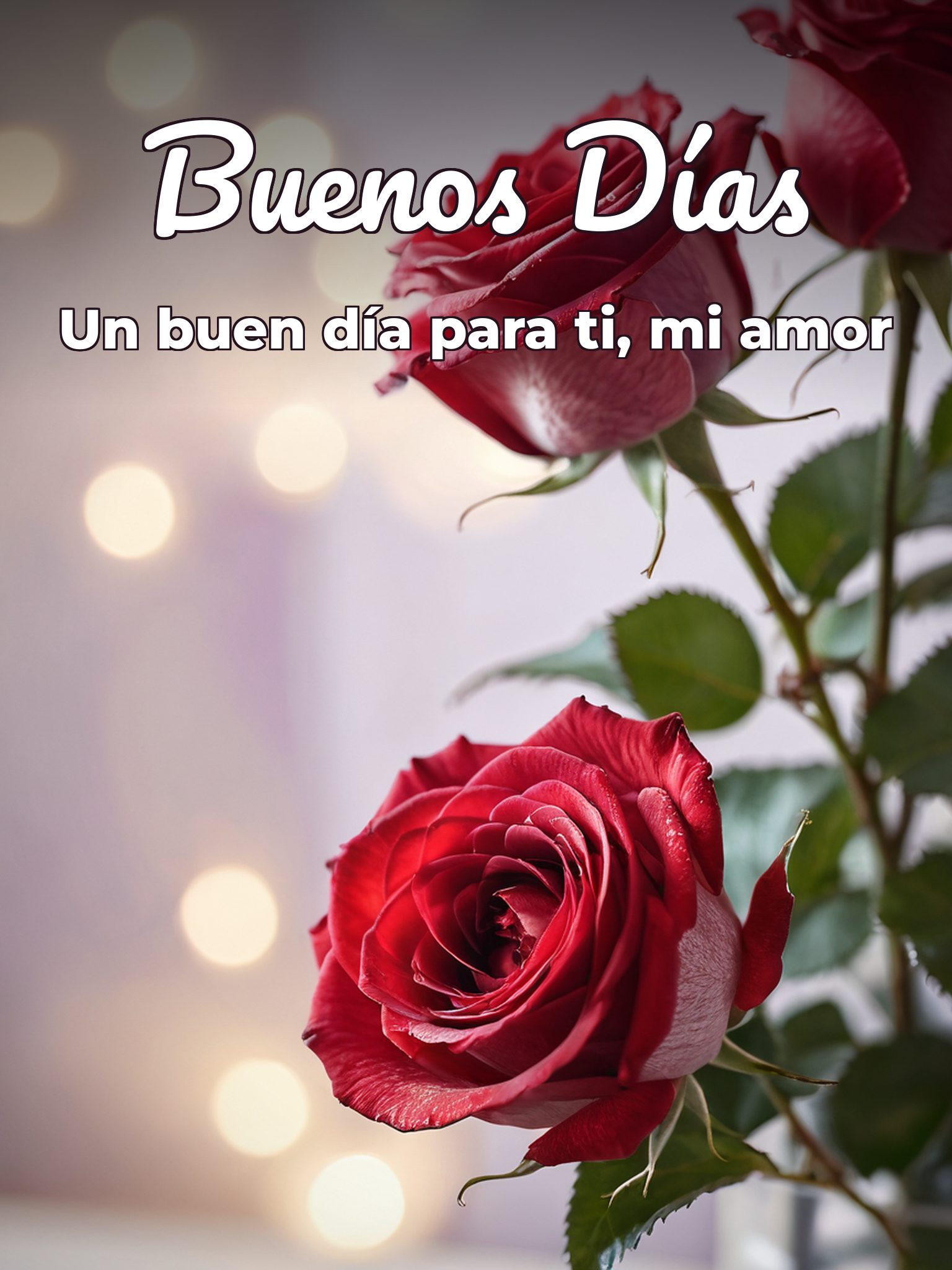 Frase para dar los buenos días a un amor para WhatsApp