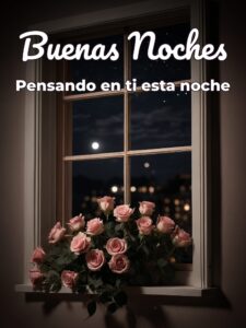 Frases amorosas de buenas noches