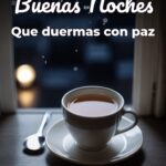 buenas noches que duermas con paz