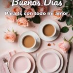 buenos días para ti, con todo mi amor