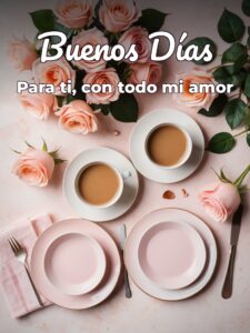 Frases bellas de buenos días para mi amor