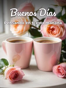 Frases bonitas buenos días amor para Facebook