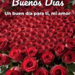 buenos días un buen día para ti, mi amor