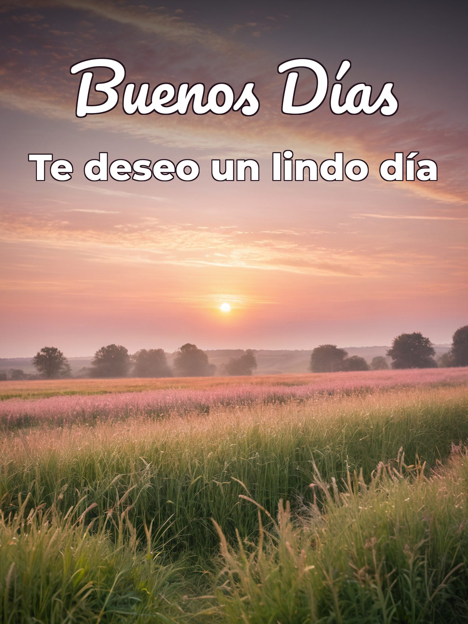 Frases bonitas con imágenes de buenos días para Facebook