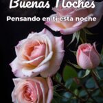 buenas noches pensando en ti esta noche