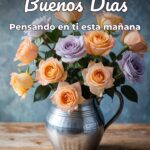 buenos días pensando en ti esta mañana