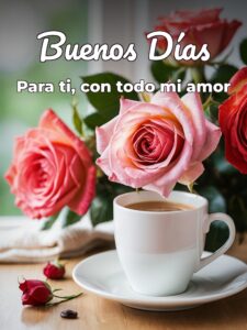 Frases bonitas de amor para dar los buenos días para mi amor