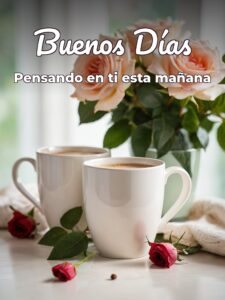 Frases bonitas de amor para dar los buenos días para WhatsApp