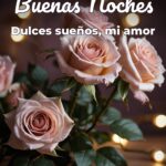 buenas noches dulces sueños, mi amor