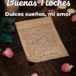 buenas noches dulces sueños, mi amor