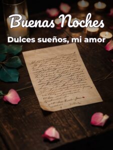 Frases bonitas de buenas noches para enamorar