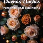 buenas noches pensando en ti esta noche