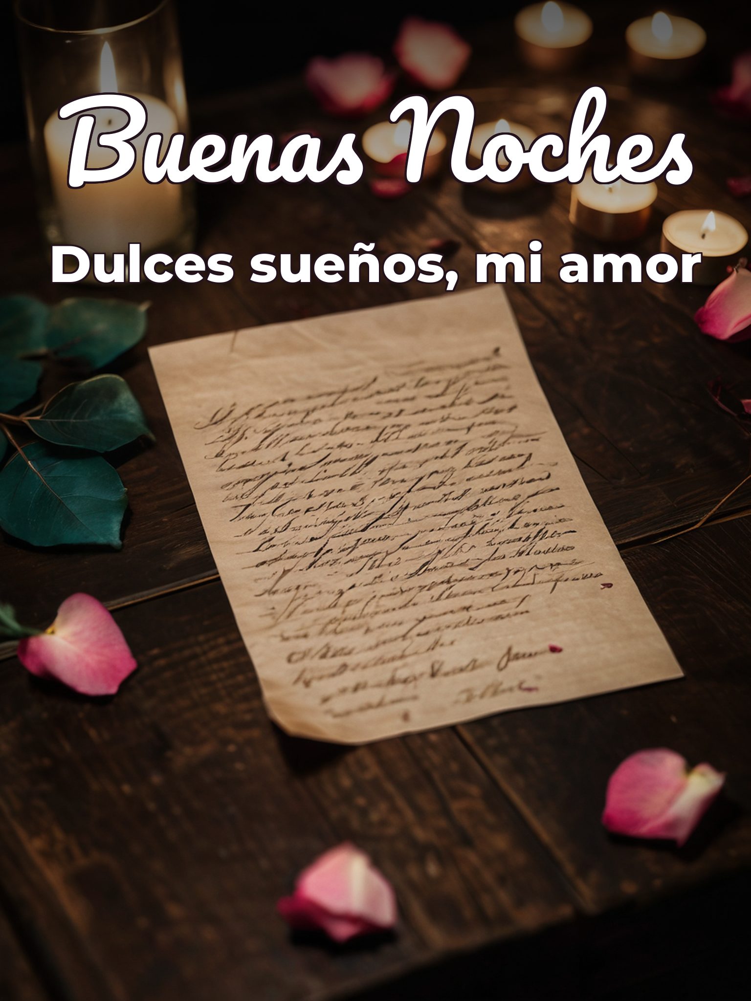 Frases bonitas de buenas noches para enamorar