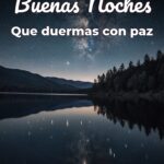 buenas noches que duermas con paz