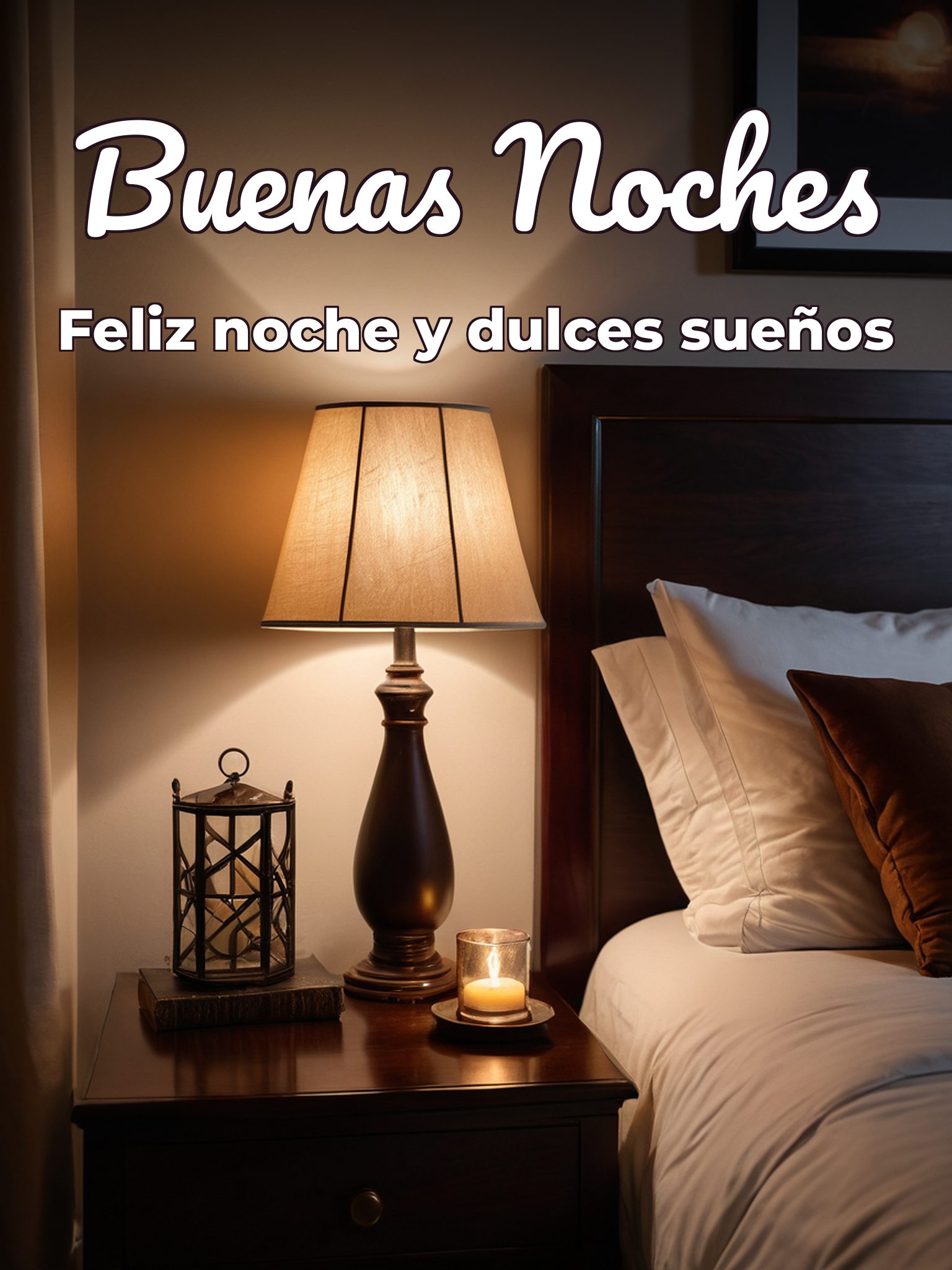 Frases bonitas de buenas noches para mi esposo para WhatsApp