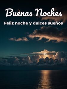 Frases bonitas de buenas noches para una mujer para Facebook