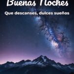 buenas noches que descanses, dulces sueños